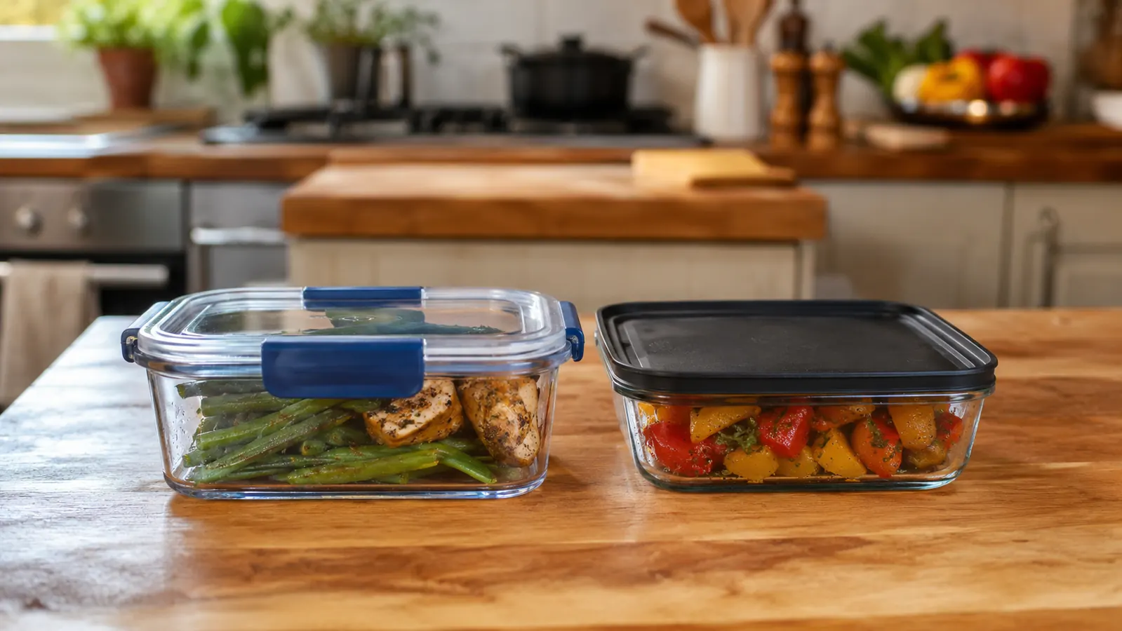 Rubbermaid Brilliance 44-Piece Food Storage Set vs. Glass Storage Containers: Which Holds Up Better